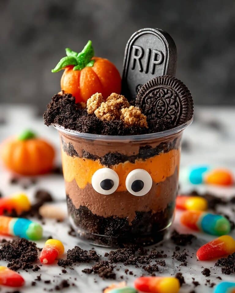 Graveyard Pudding Cookie Cups Recipe