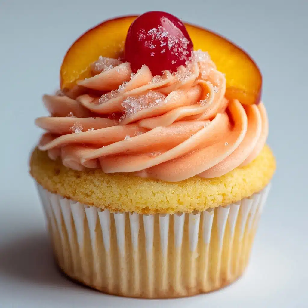 Peach Bellini Cupcakes Recipe - Recipe Image