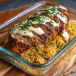 High Protein Creamy Cajun Chicken & Rice Recipe