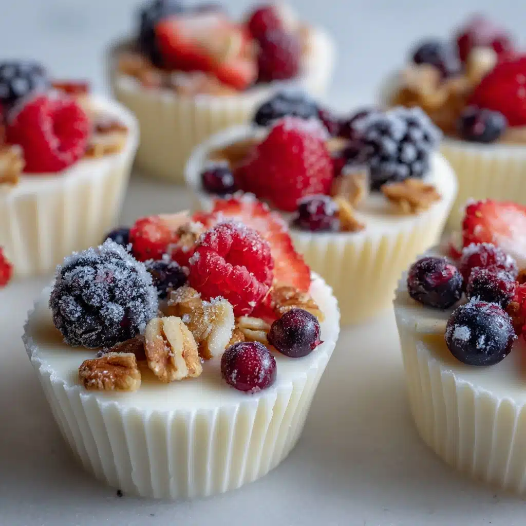 Frozen Yogurt Granola Cups Recipe - Recipe Image