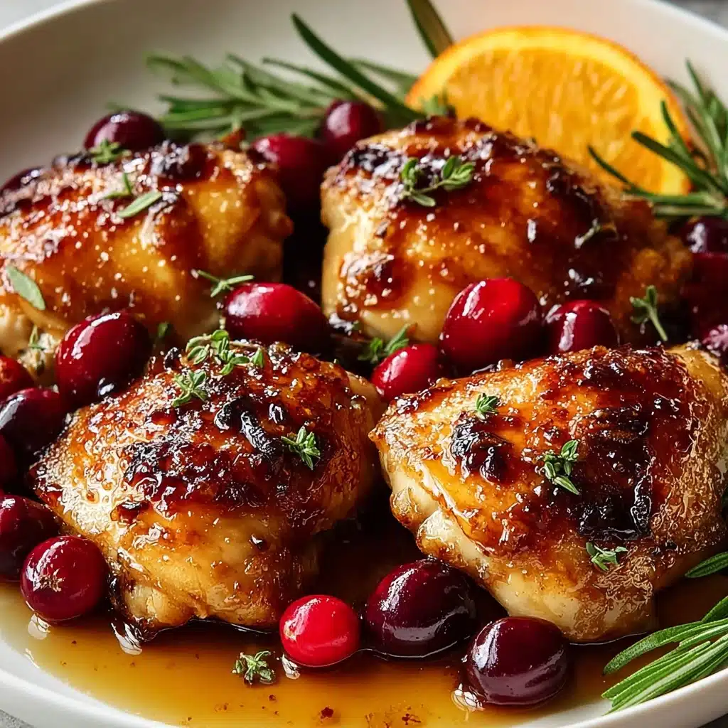 Cranberry Orange Chicken Recipe - Recipe Image