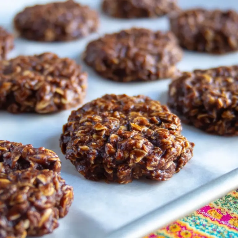 No Bake Chocolate TVP Cookies (High Protein) Recipe