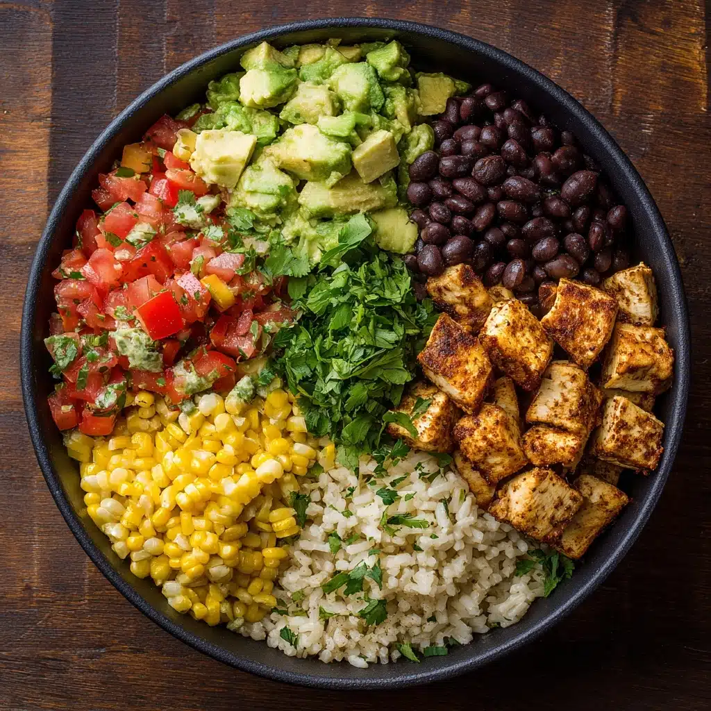 One Pan Chicken Burrito Bowl Recipe - Recipe Image