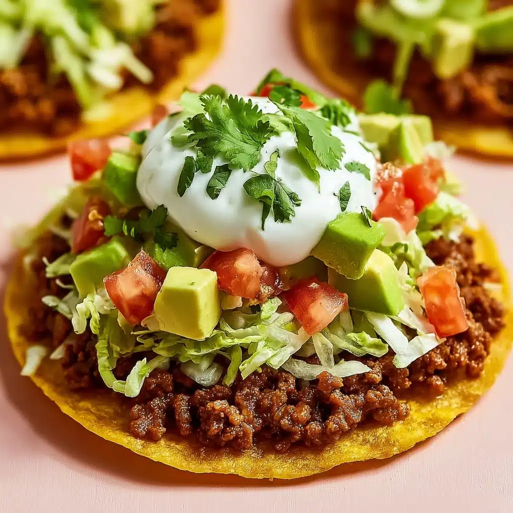 Ground Beef Tostadas Recipe - Recipe Image