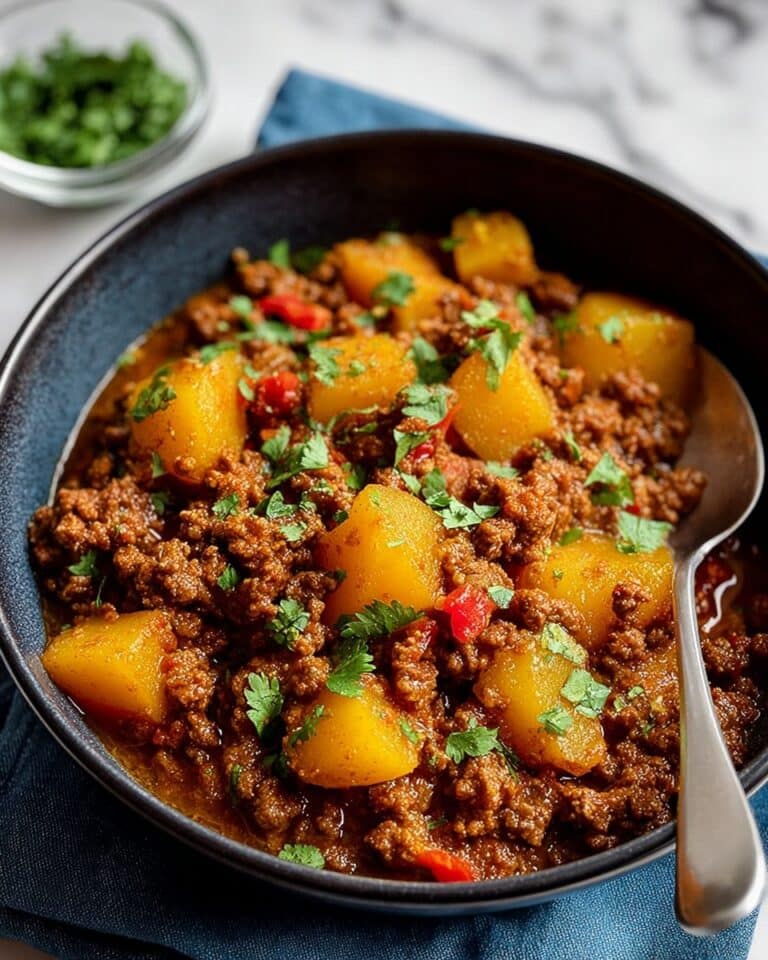 Spicy Ground Beef and Potato Curry Recipe