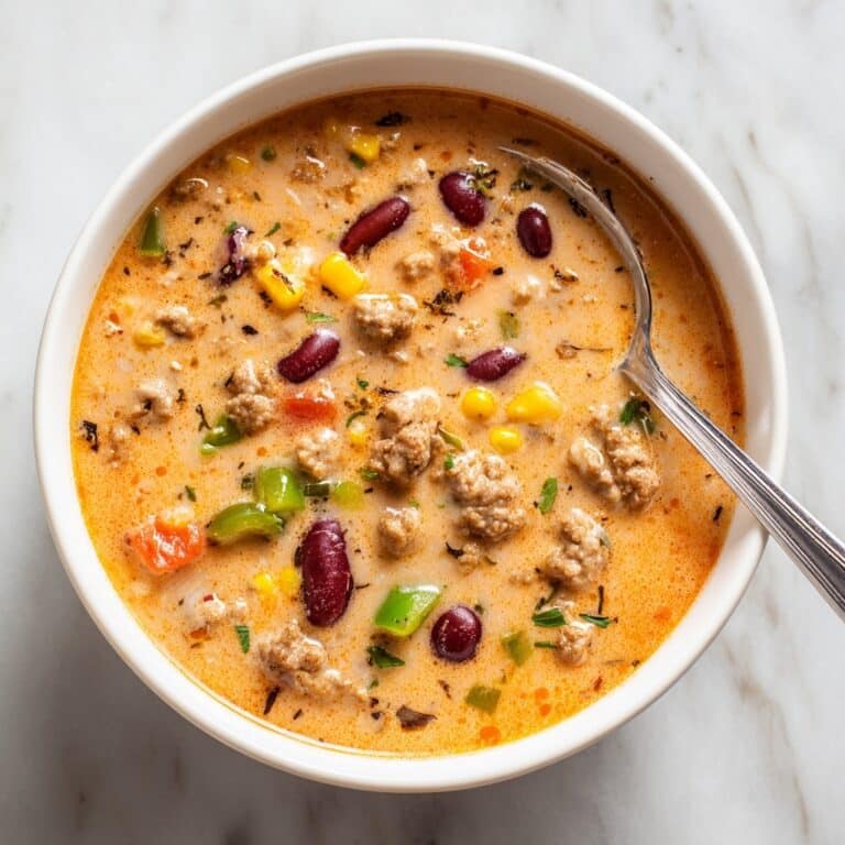 Creamy Beef Taco Soup Recipe