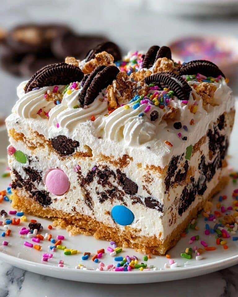 No-Bake Funfetti Oreo Icebox Cake Recipe