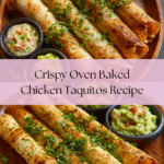 Oven Baked Chicken Taquitos Recipe
