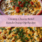 Cheesy Rotel Ranch Queso Recipe