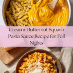 Butternut Squash Pasta Sauce Recipe