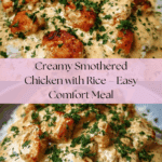 Creamy Smothered Chicken with Rice Recipe