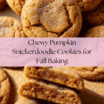 Chewy Pumpkin Snickerdoodle Cookies Recipe
