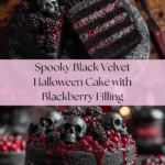 Spooky Black Velvet Halloween Cake Recipe