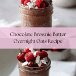 Brownie batter overnight oats Recipe