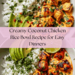 Coconut Chicken Rice Bowl Recipe