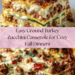 Ground Turkey Zucchini Casserole – Healthy Comfort Food Recipe