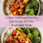 Crispy Gochujang Korean Tofu Recipe
