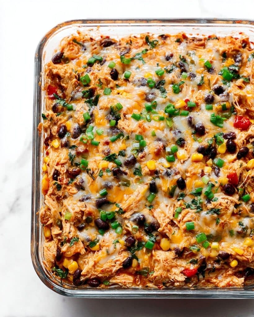 Easy Chicken Burrito Casserole Recipe