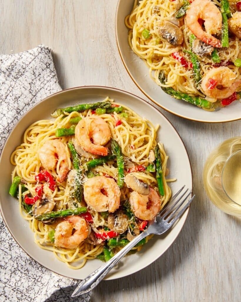 Shrimp Pasta Primavera Recipe