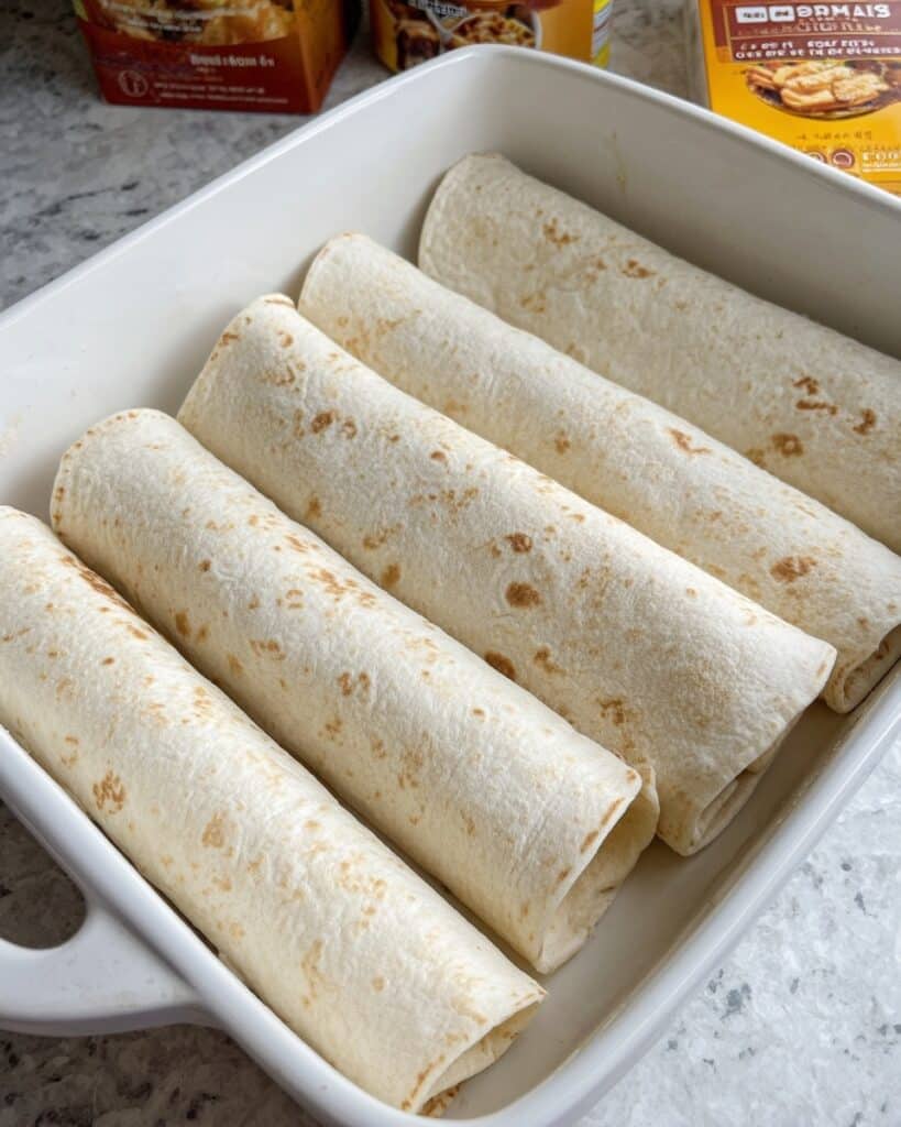 White Chicken Enchiladas Recipe