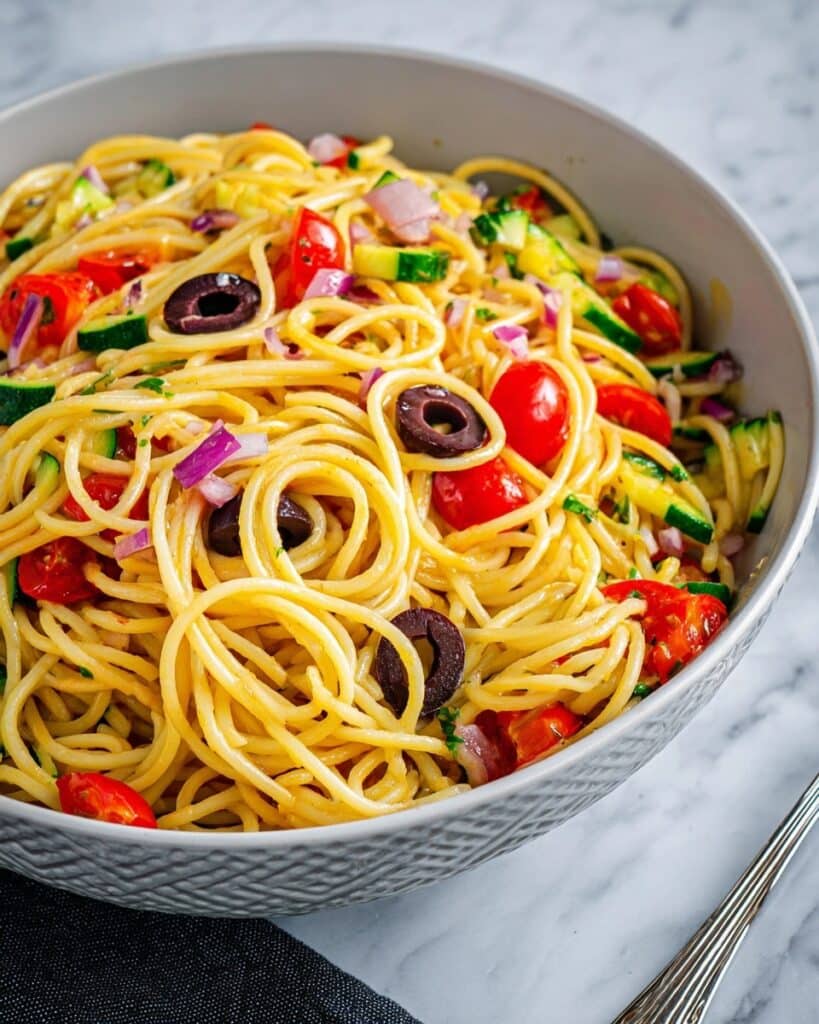 California Spaghetti Salad Recipe