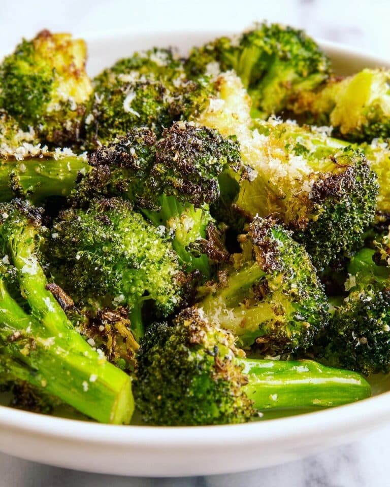Crispy Roasted Frozen Broccoli with Lemon and Parmesan Recipe