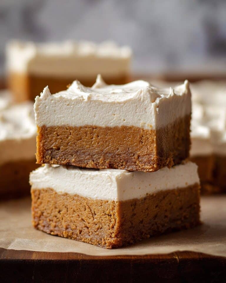 Frosted Gingerbread Brownies Recipe