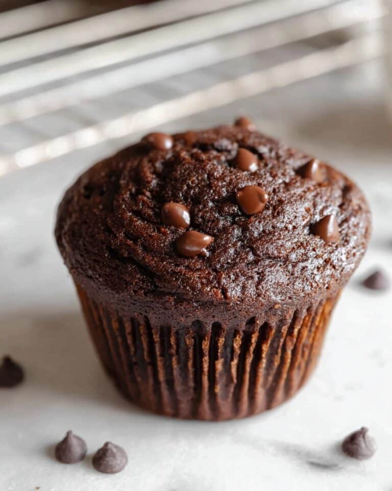 Chocolate Cottage Cheese Muffins Recipe