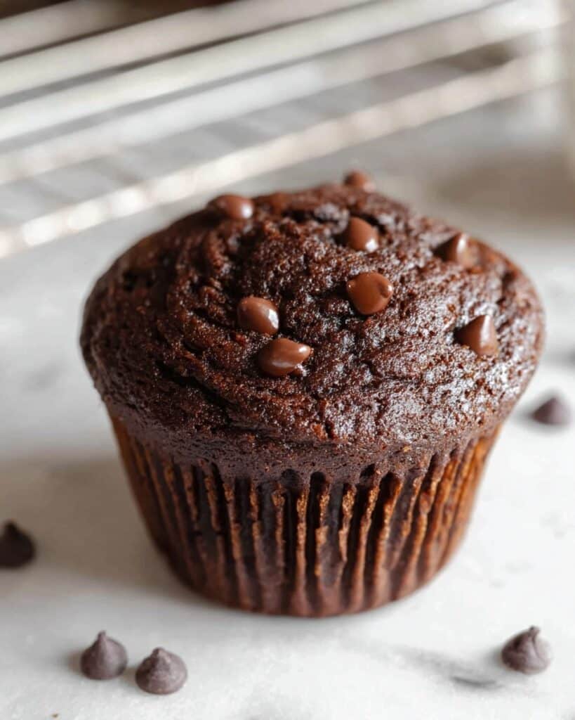 Chocolate Cottage Cheese Muffins Recipe