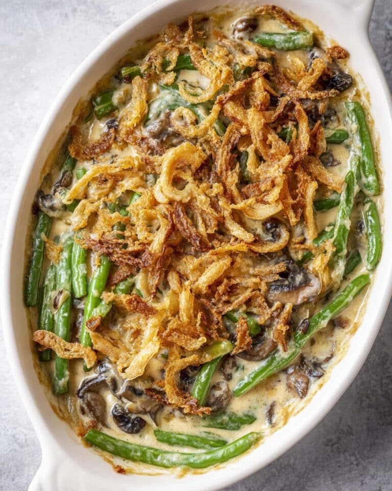 Irresistible Campbell’s Green Bean Casserole Recipe