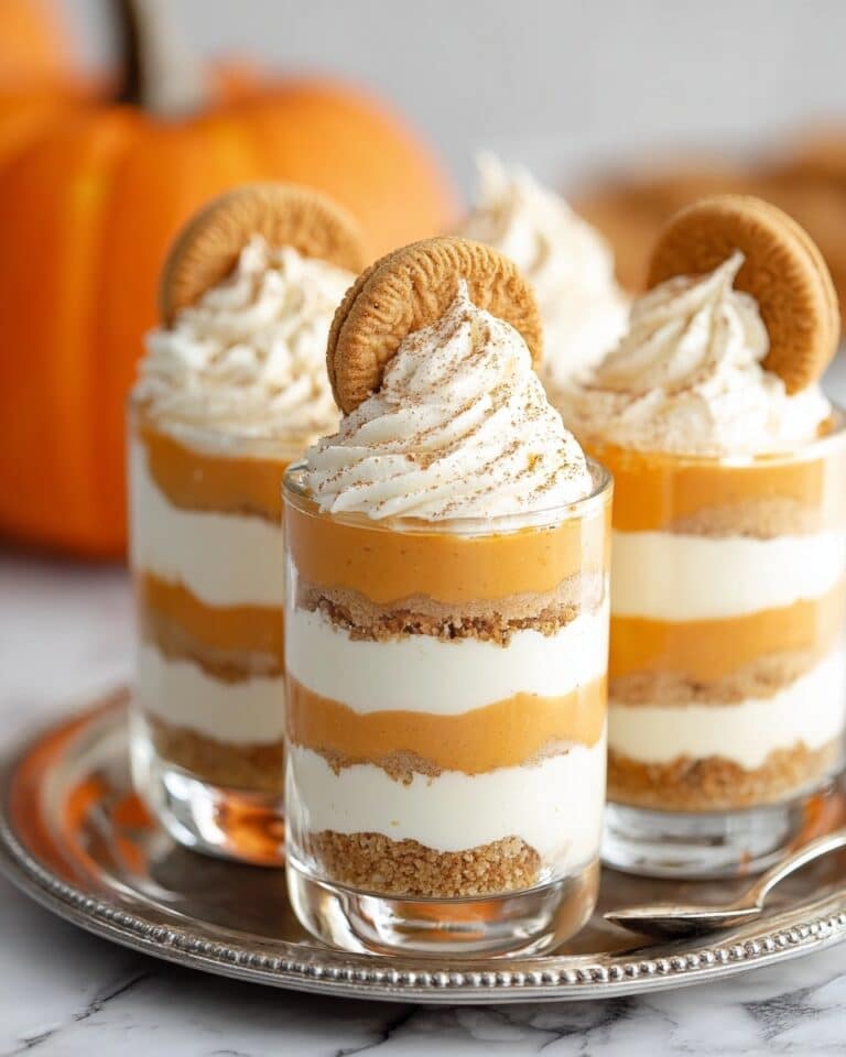 Mini No-Bake Pumpkin Pies Recipe