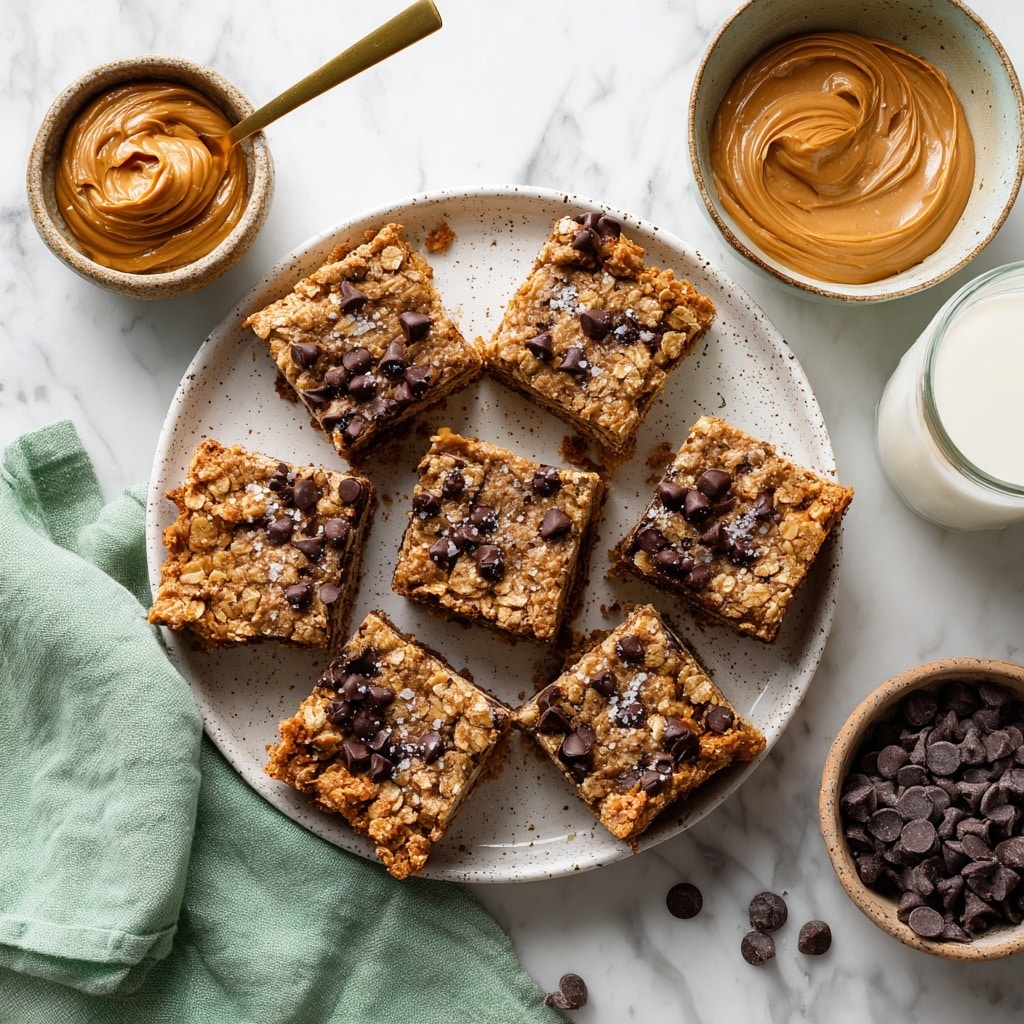 4 Ingredient Peanut Butter Banana Bars Recipe