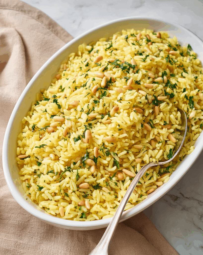 Chicken Flavored Rice with Orzo Recipe