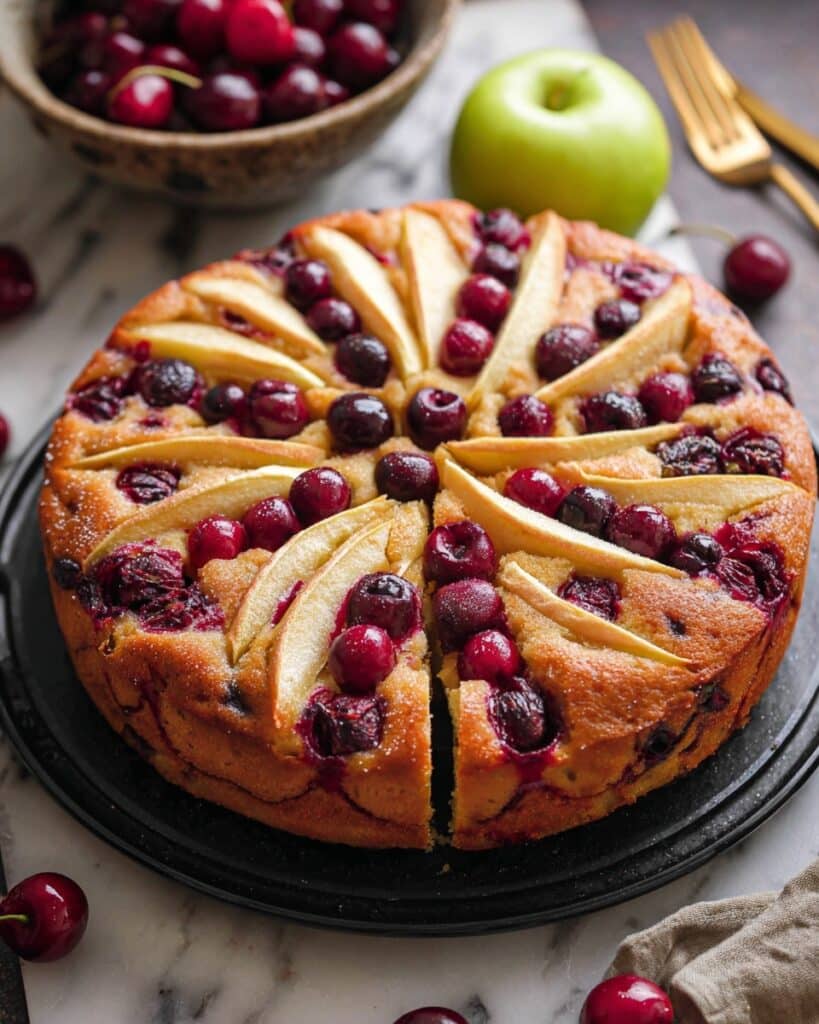 Apple Cranberry Cake Recipe