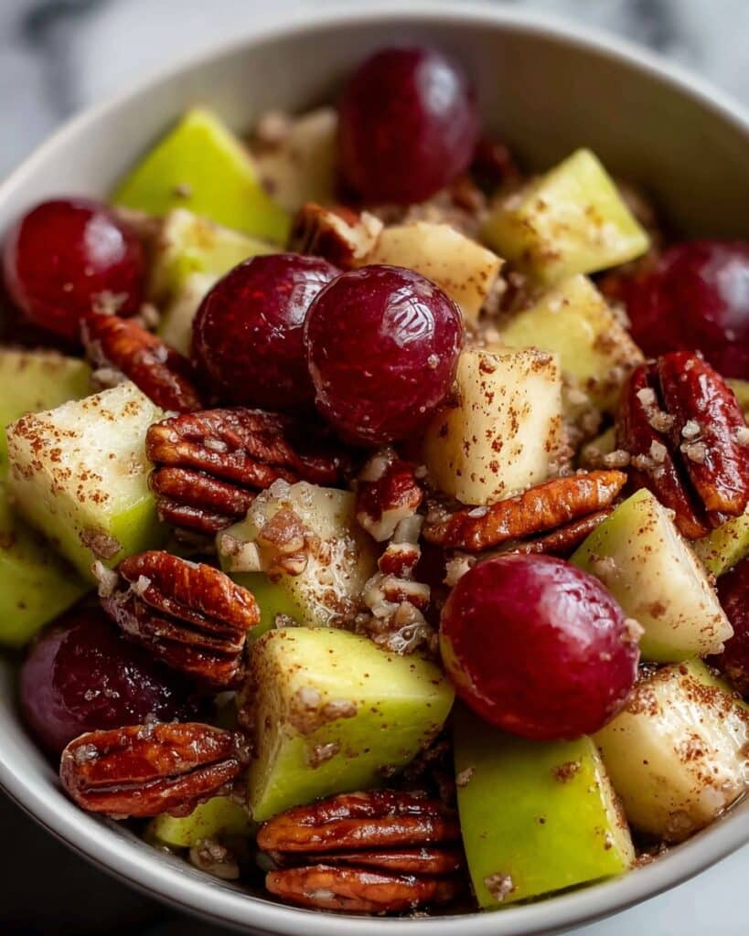 Cinnamon Apple Grape Salad Recipe