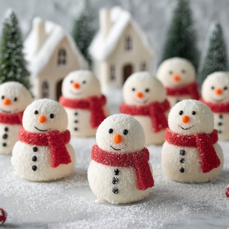 No-Bake Snowman Truffles Recipe