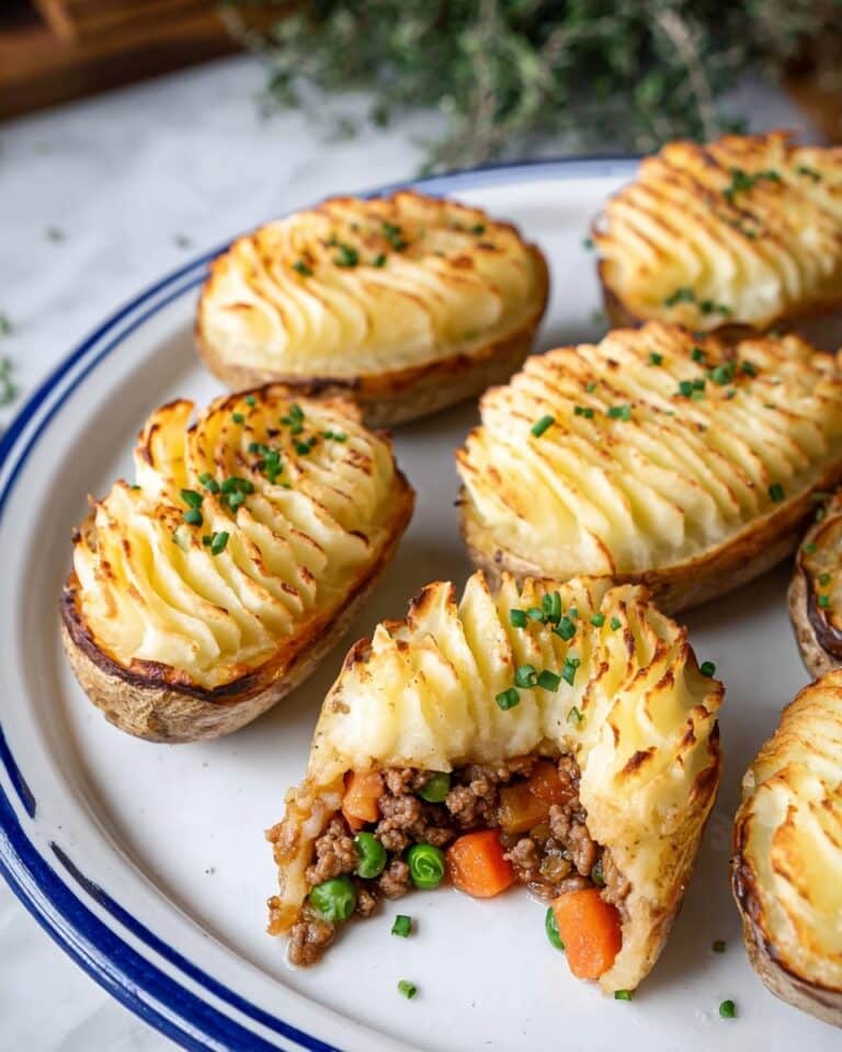 Shepherd’s Pie Twice Baked Potatoes Recipe