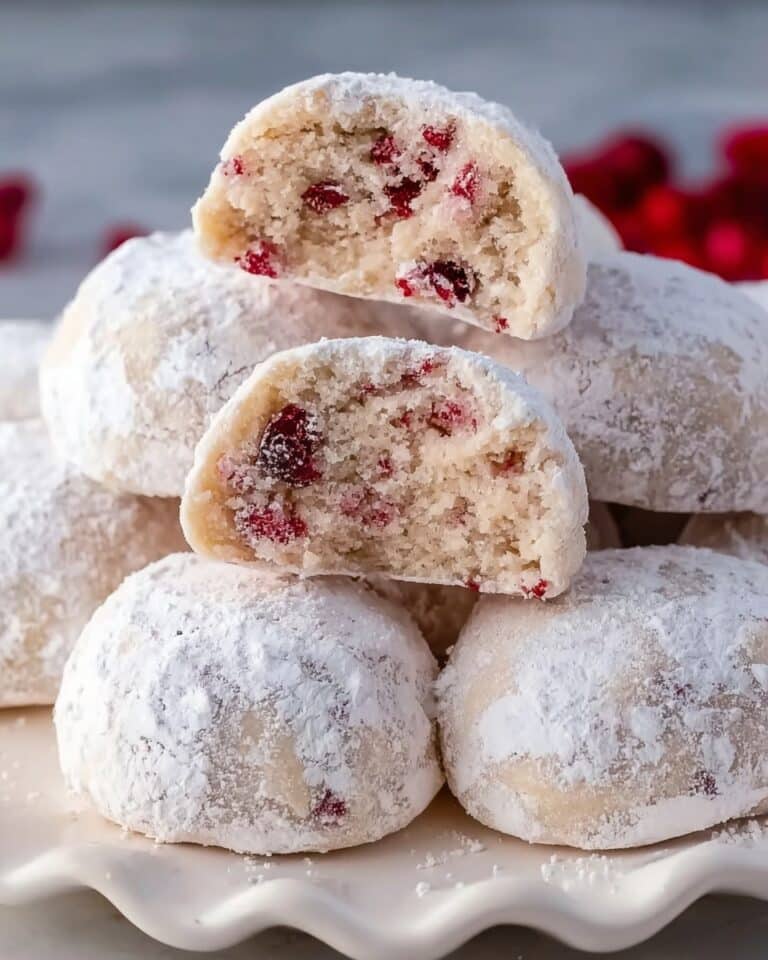 Cherry Snowball Cookies Recipe