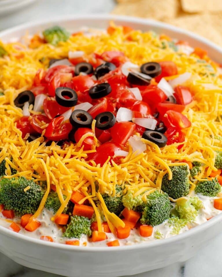 Veggie Pizza Dip Recipe