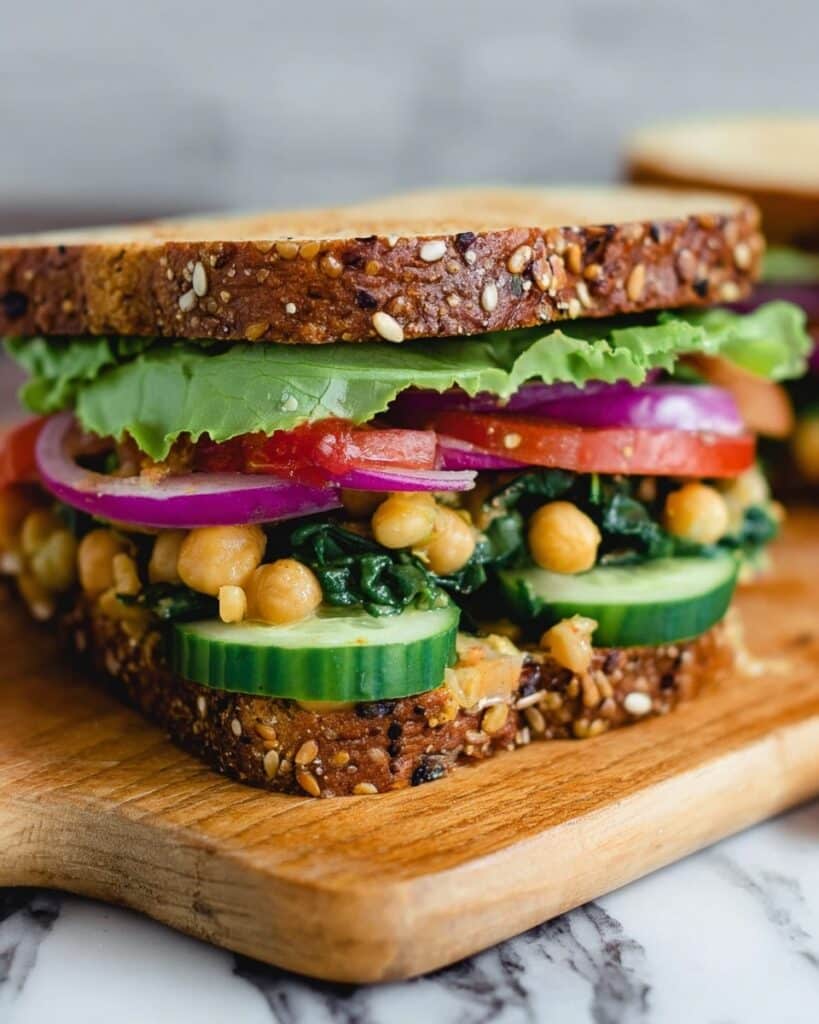 Vegan Tuna Sandwich with Chickpeas Recipe