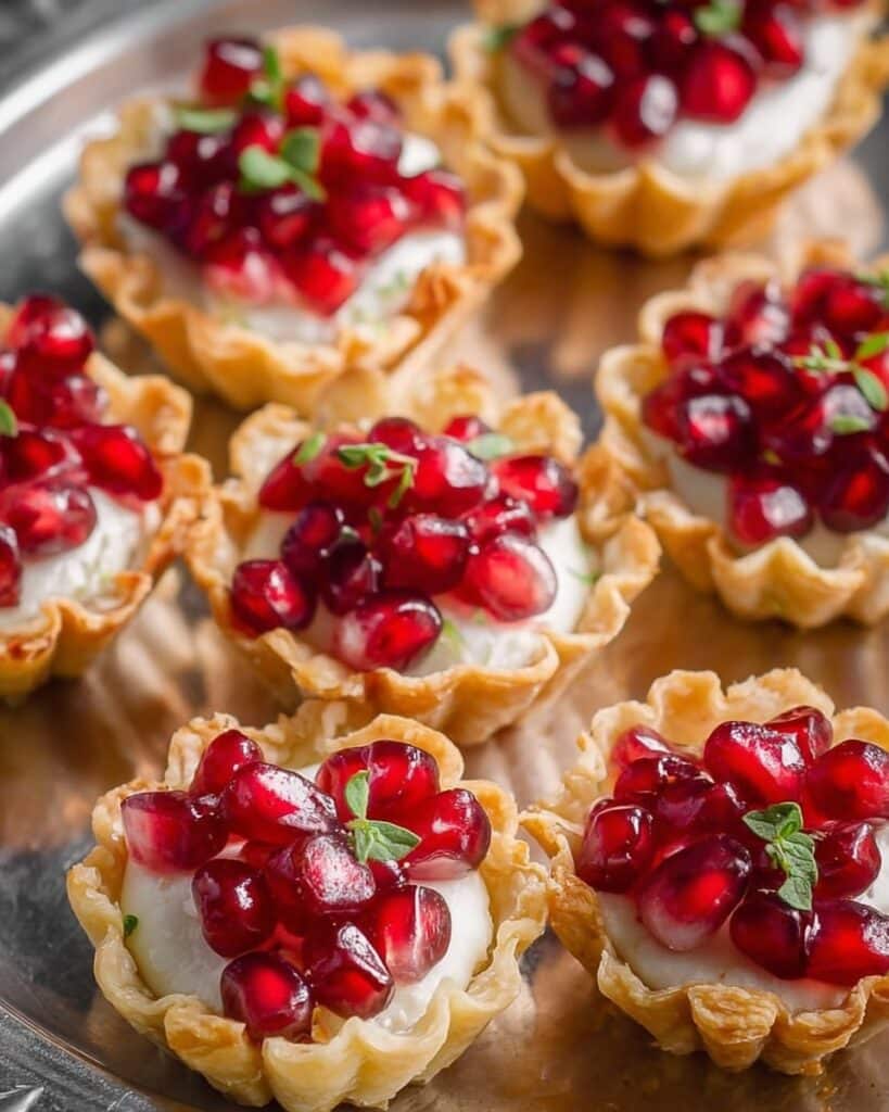 Pomegranate Goat Cheese Bites Recipe