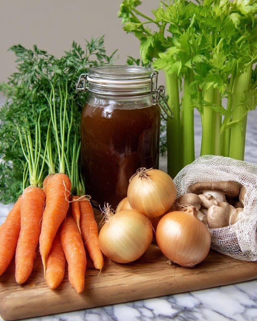 Zero Waste Vegetable Broth Recipe