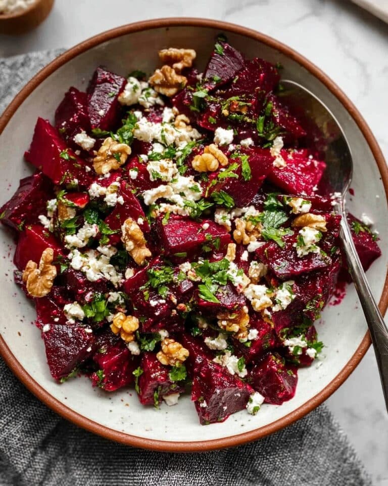 Beetroot Feta Walnut Salad Recipe