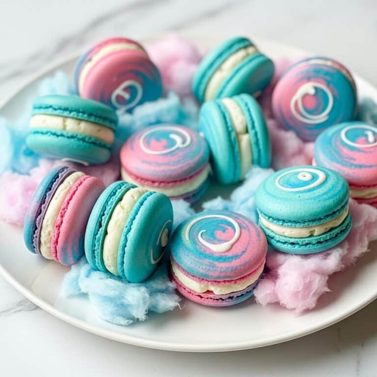Cotton Candy Macarons Recipe