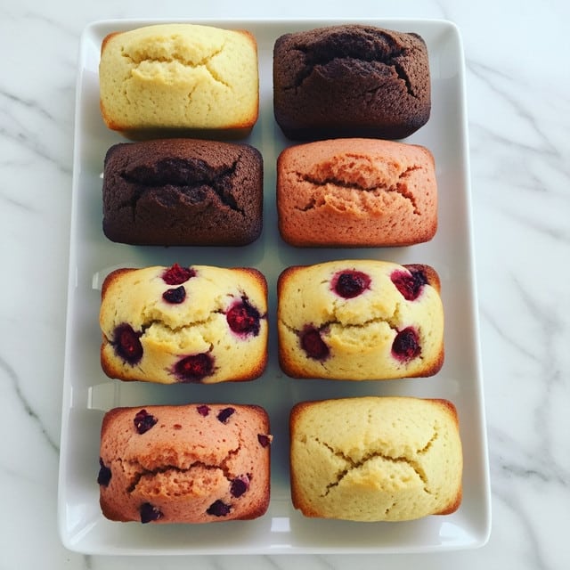 Four Sweet Mini Loaves from One Dozen Flavors Recipe
