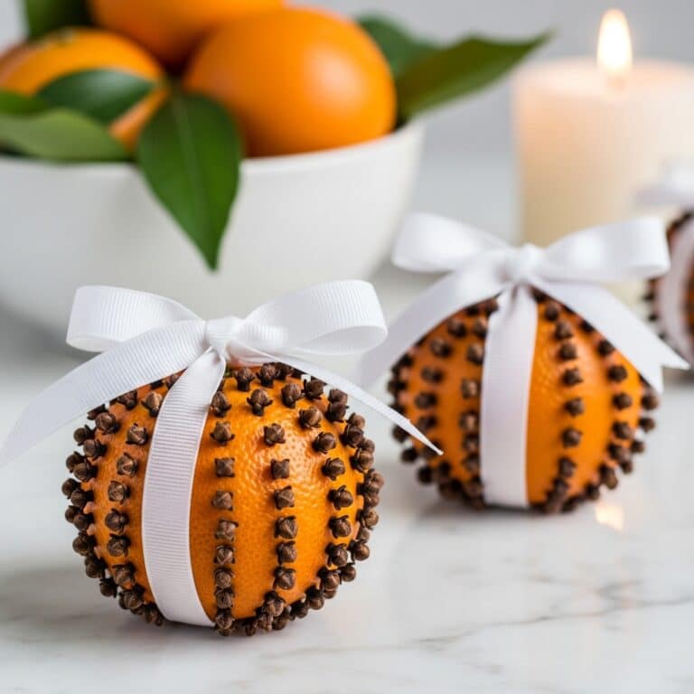 Orange and Clove Pomanders Recipe