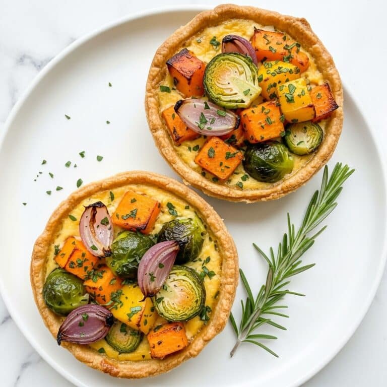Roasted Autumn Vegetable Pot Pies Recipe