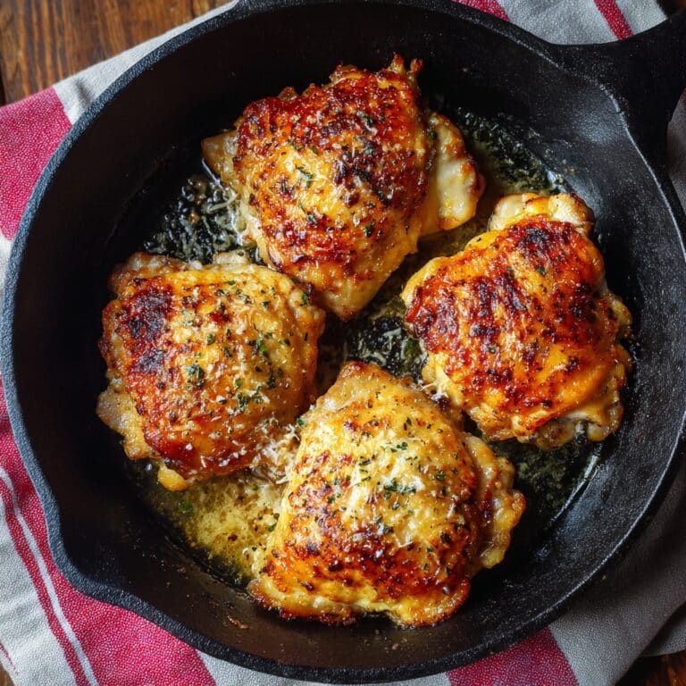 Caesar Chicken Thighs Recipe