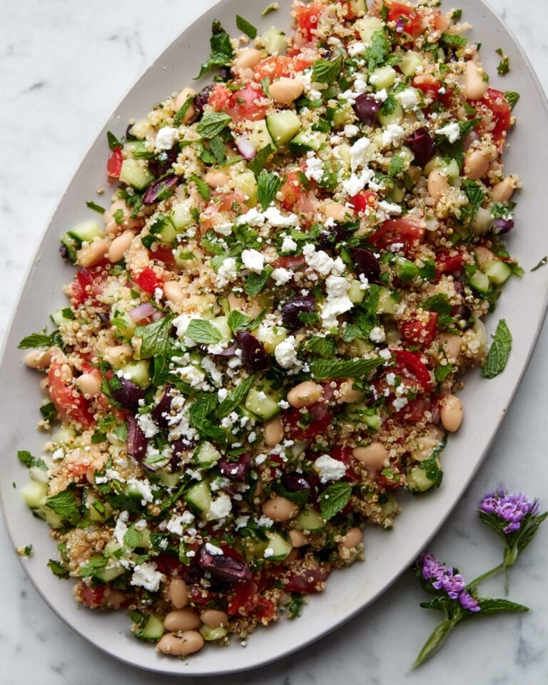 Quinoa Cannellini Bean Salad Recipe