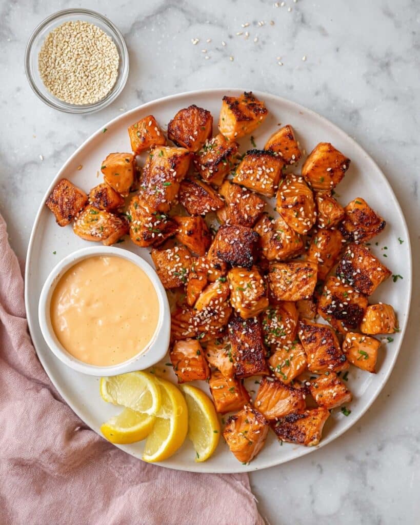Air Fryer Salmon Bites Recipe